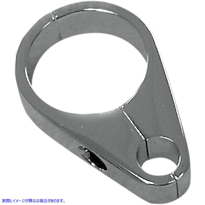 取寄せ ケーブルクランプ ドラッグスペシャリティーズ Cable Clamp - Clutch - 1-1/4 - Chrome 0658-0035 06580035