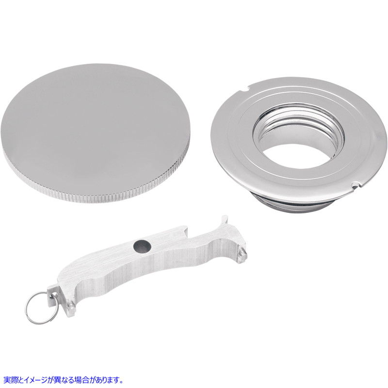 取寄せ ガスキャップ - 左側 - 通気孔なし ドラッグスペシャリティーズ Gas Cap - Left-Hand - Non-Vented 0703-0200 07030200