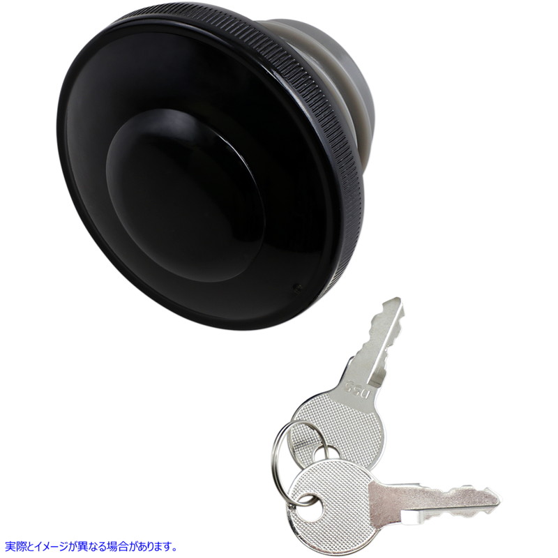 取寄せ ねじ込みロックガスキャップ - ベント ドラッグスペシャリティーズ Screw-In Locking Gas Cap - Vented - Gloss Black 0703-0815 07030815