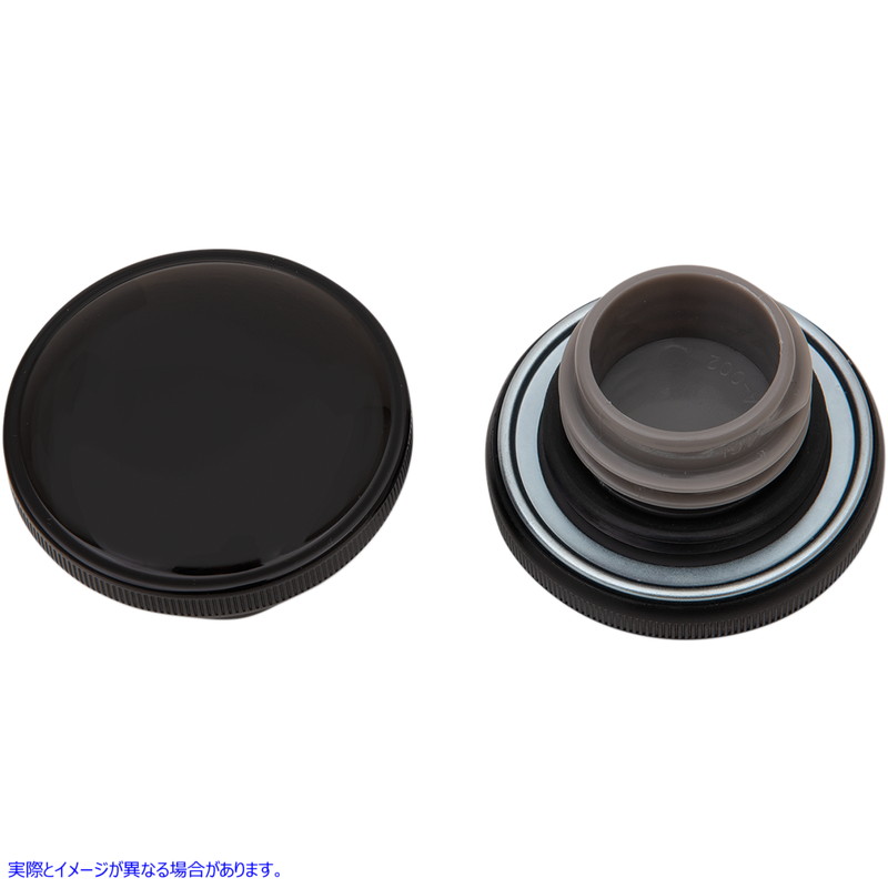 取寄せ ねじ込みガスキャップ ドラッグスペシャリティーズ Screw-In Gas Cap - Non-Vented - Gloss Black 0703-0818 07030818