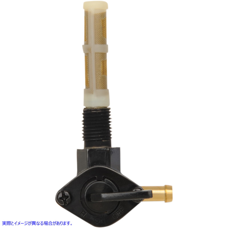 取寄せ 1/4 npt petcock ドラッグスペシャリティーズ Fuel Petcock - 90° - Gloss Black - 1/4 NPT 0705-0305 07050305