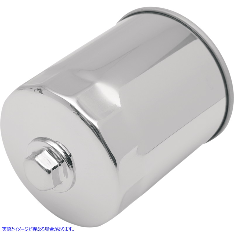 取寄せ スピンオンオイルフィルター ドラッグスペシャリティーズ Oil Filter with Nut - Chrome 0712-0009 07120009