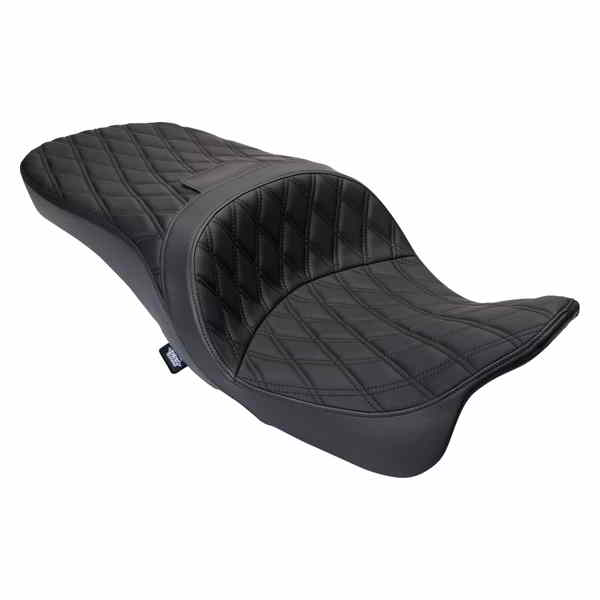 取寄せ ドラッグスペシャリティーズ Seat Freedom Vinyl Double Diamond Black Stitch FLH 09-23 08011481