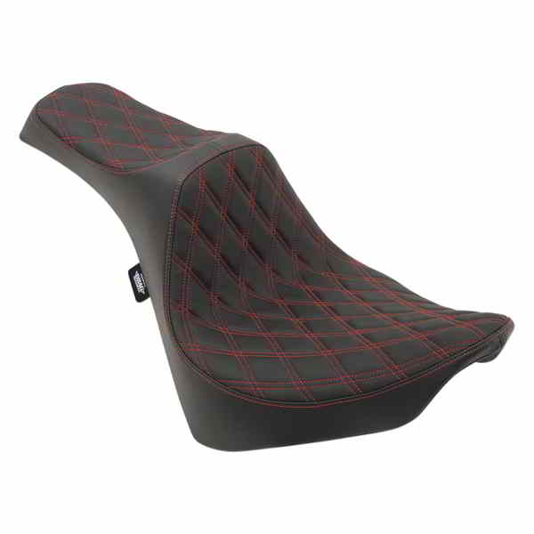 取寄せ プレデターIIIシート ドラッグスペシャリティーズ Predator III Seat - Double Diamond - Red Stitching - FL/FX '18-'22 0802-1147 08021147