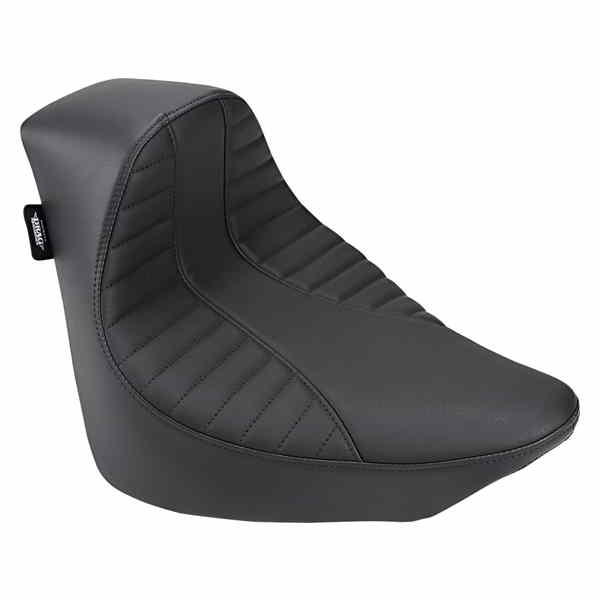 取寄せ Ez-onマウントソロシート ドラッグスペシャリティーズ EZ-Solo Seat - Scorpion Stitch - Vinyl - FL/FX '18-'22 0802-1150 08021150