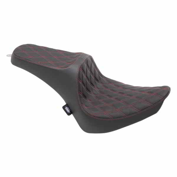 取寄せ プレデターIIIシート ドラッグスペシャリティーズ Predator III Seat - Double Diamond - Red Stitching - FX/FL '00-'17 0802-1361 08021361