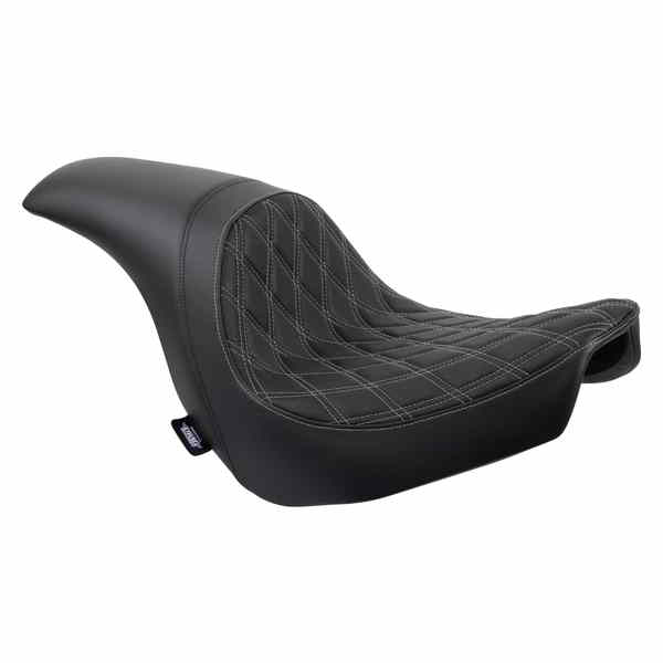 取寄せ プレデターシート ドラッグスペシャリティーズ Predator Seat - Double Diamond w/ Silver Sitching - Vinyl - FLSB/FXLR '18-'23 08021518