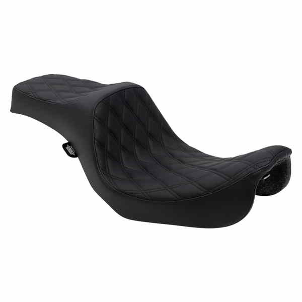 取寄せ プレデターIIIシート ドラッグスペシャリティーズ Predator III Seat - Double Diamond - Black Stitching - FXD/FLD '06-'17 0803-0602 08030602