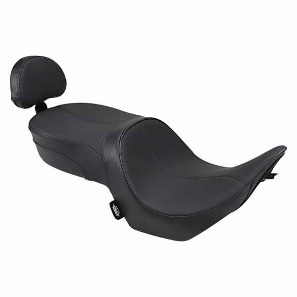 取寄せ 控えめなツーリングシート ドラッグスペシャリティーズ Low-Profile Touring Seat - Black - Passenger Backrest - Victory Hammer '05-'17 0810-1585 08101585