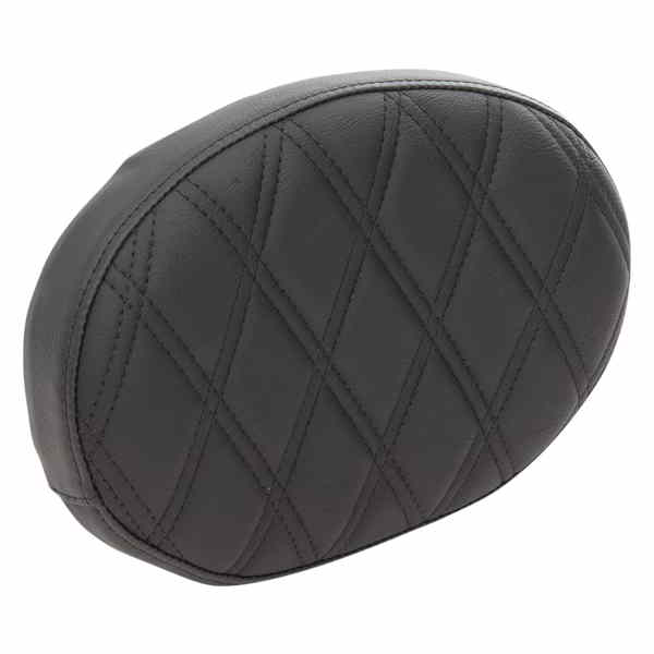 取寄せ オーバル シーシーバー パッド - ダブルダイヤモンド - ブラックステッチ - FL 99-22 ドラッグスペシャリティーズ シート Oval Sissy Bar Pad - Double Diamond - Black Stitch - FL '99-'22 0822-0428 08220428