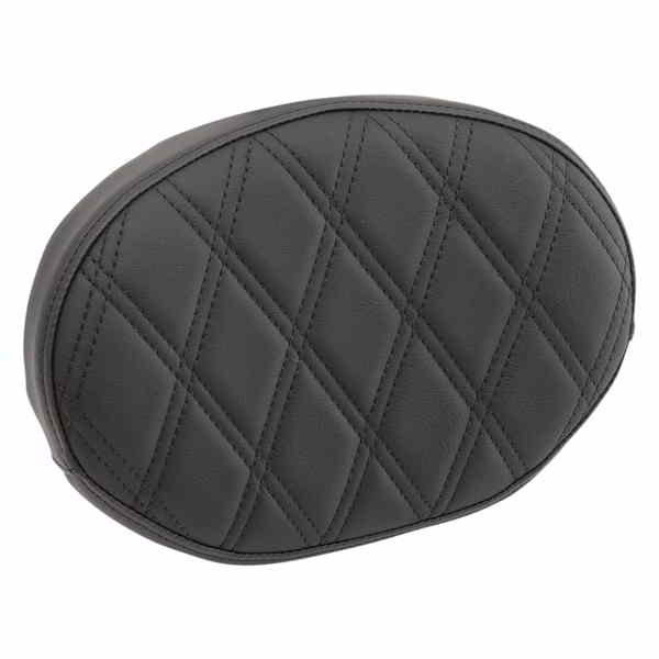 取寄せ シシーバーパッド - ダブルダイヤモンド - ブラック - オーバル ドラッグスペシャリティーズ シート Sissy Bar Pad - Double Diamond - Black - Oval 0822-0446 08220446