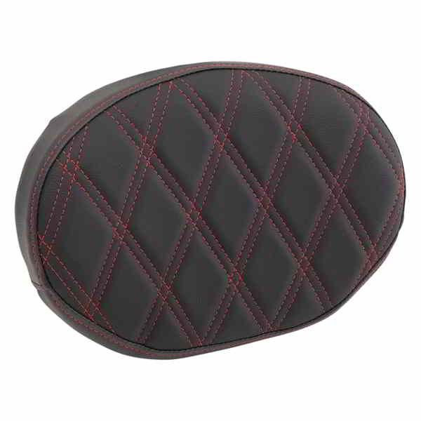 取寄せ シシーバーパッド - ダブルダイヤモンド - レッド - オーバル ドラッグスペシャリティーズ シート Sissy Bar Pad - Double Diamond - Red - Oval 0822-0448 08220448