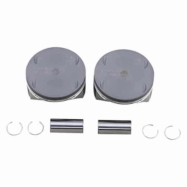 取寄せ ピストンキット - +0.010 - 107インチモーター - M8 ドラッグスペシャリティーズ Piston Kit - +0.010 - 107 Motor - M8 0911-0051 09110051