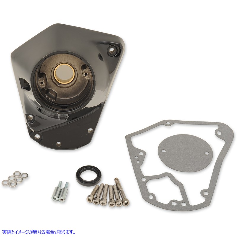 取寄せ カムカバー - グロスブラック - ビッグツイン/M8 ドラッグスペシャリティーズ Cam Cover - Gloss Black - Big Twin/M8 0940-1627 09401627