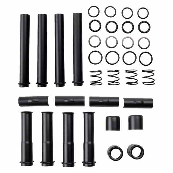 取寄せ プッシュロッドチューブキット - ブラック - M8 ドラッグスペシャリティーズ Pushrod Tube Kit - Black - M8 09402106