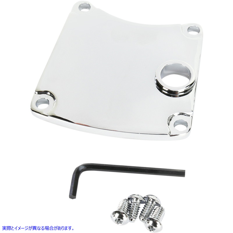 取寄せ 一次チェーン検査カバー ドラッグスペシャリティーズ Inspection Cover - Chrome - '85-'94 FXR 1107-0389 11070389