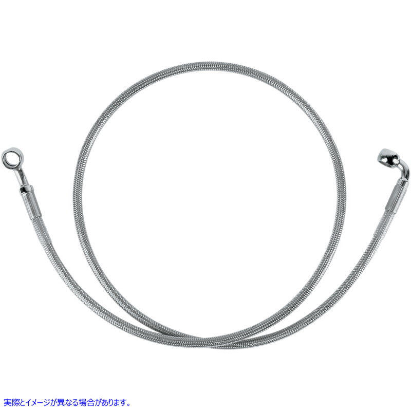 取寄せ ブレーキライン - フロント - ステンレススチール ドラッグスペシャリティーズ Brake Line - Front - Stainless Steel 1204-2738 12042738