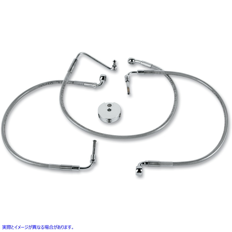 取寄せ ブレーキライン - フロント - ステンレススチール ドラッグスペシャリティーズ Brake Line - Front - Stainless Steel 1204-2739 12042739