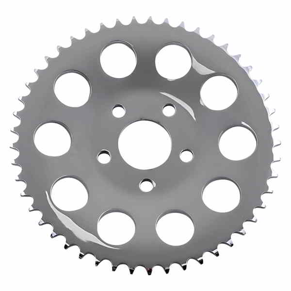 取寄せ リアスプロケット - 49歯 - クローム ドラッグスペシャリティーズ Rear Sprocket - 49 Tooth - Chrome 1210-0607 12100607