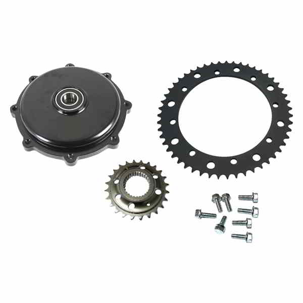 取寄せ コンバージョンスプロケットキット ドラッグスペシャリティーズ Conversion Sprocket Kit - Black - M8 Touring/Trike 1210-2665 12102665