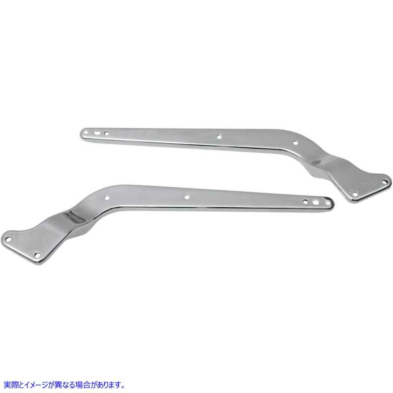 取寄せ リアフェンダーストラット - ストックスタイル - クローム ドラッグスペシャリティーズ Rear Fender Strut - Stock-Style - Chrome 1411-0016 14110016