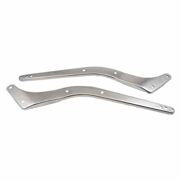 取寄せ リアフェンダーストラット - ストックスタイル - クローム ドラッグスペシャリティーズ Rear Fender Strut - Stock-Style - Chrome 1411-0043 14110043