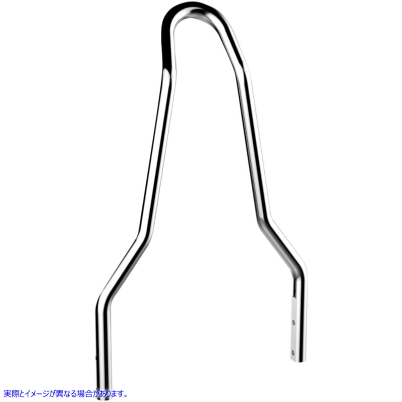 取寄せ ラウンドテーパードシーシーバー - クローム - 高さ10.12インチ x 幅8.75インチ ドラッグスペシャリティーズ Round Tapered Sissy Bar - Chrome - 10.12H x 8.75W 1501-0497 15010497