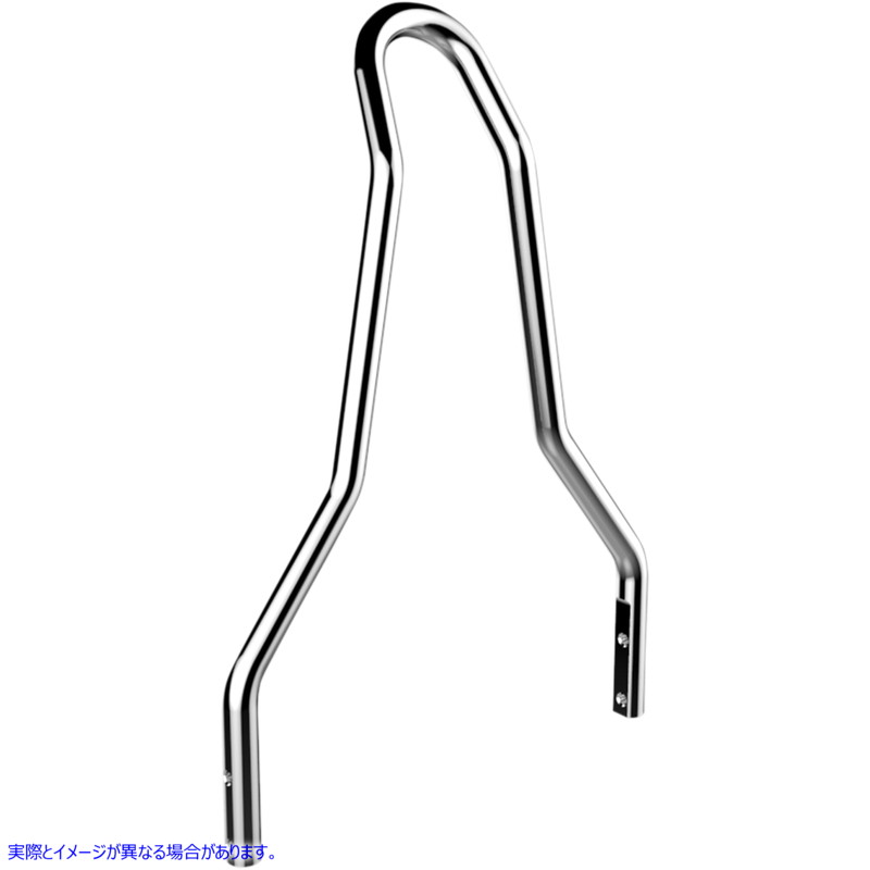 取寄せ ラウンドテーパードシーシーバー - クローム - 高さ10.59インチ x 幅9.56インチ ドラッグスペシャリティーズ Round Tapered Sissy Bar - Chrome - 10.59H x 9.56W 1501-0498 15010498