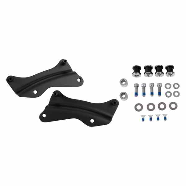取寄せ バックレストドッキングキット - ブラック ドラッグスペシャリティーズ Backrest Docking Kit - Black 1510-0496 15100496