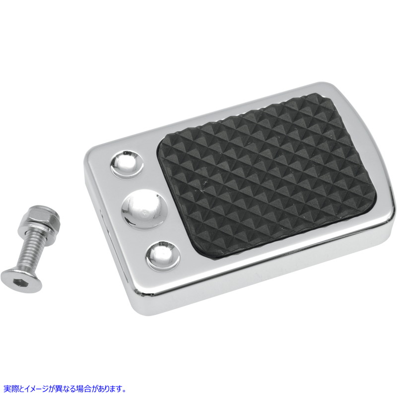 取寄せ ブレーキペダルカバー ドラッグスペシャリティーズ Brake Pedal Pad - Chrome - FL 1610-0134 16100134