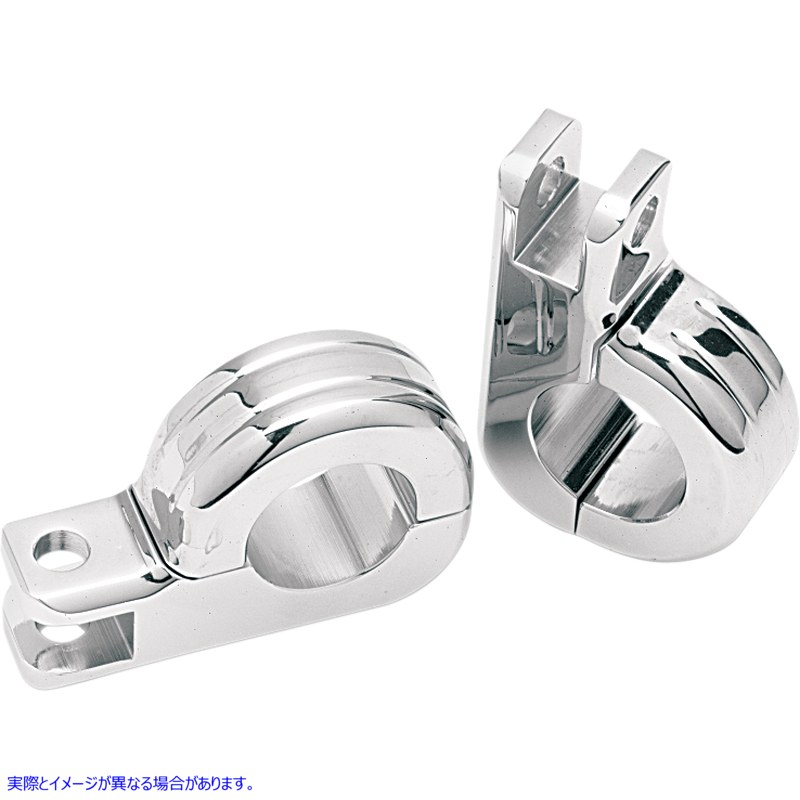 取寄せ ハイウェイフットクランプ - 1-1/4インチ ドラッグスペシャリティーズ Highway Foot Clamp - 1-1/4 1611-2123 16112123