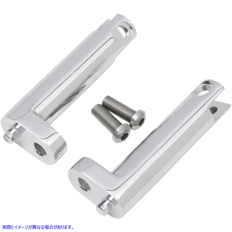 取寄せ 助手席フットペグマウント - クローム - FLH/FLT ドラッグスペシャリティーズ Passenger Footpeg Mount - Chrome - FLH/FLT 1620-1056 16201056