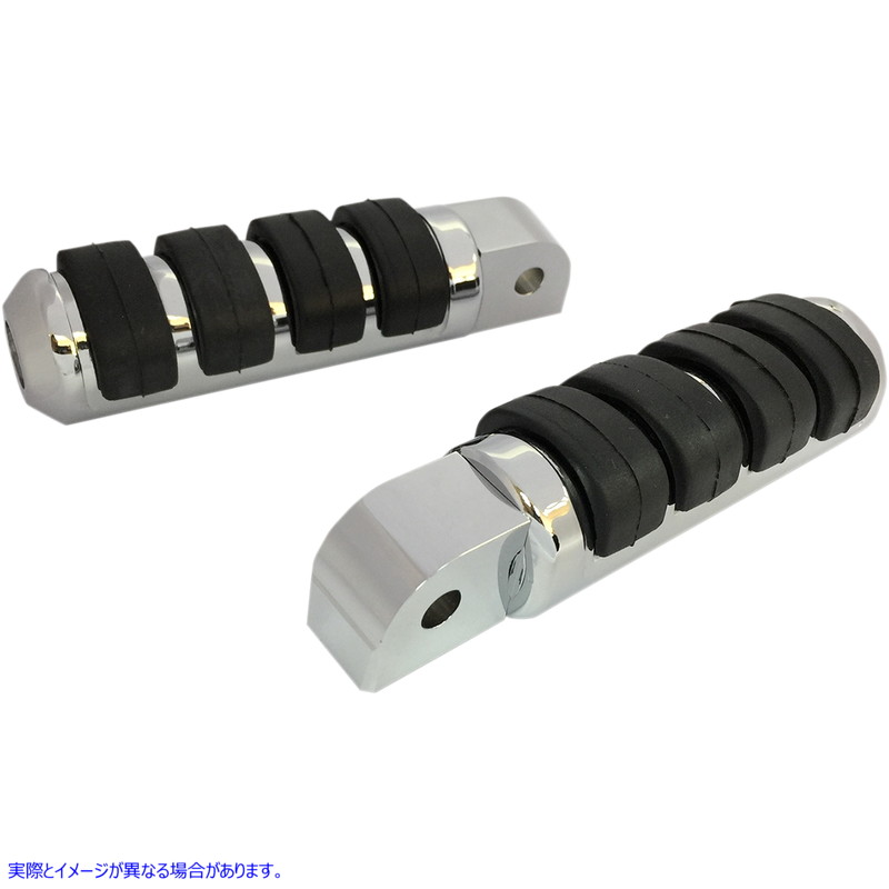 取寄せ ソフトライドフットペグ - ラージ - クローム - FL/FX ドラッグスペシャリティーズ Soft Ride Foot Pegs - Large - Chrome - FL/FX 1620-1847 16201847