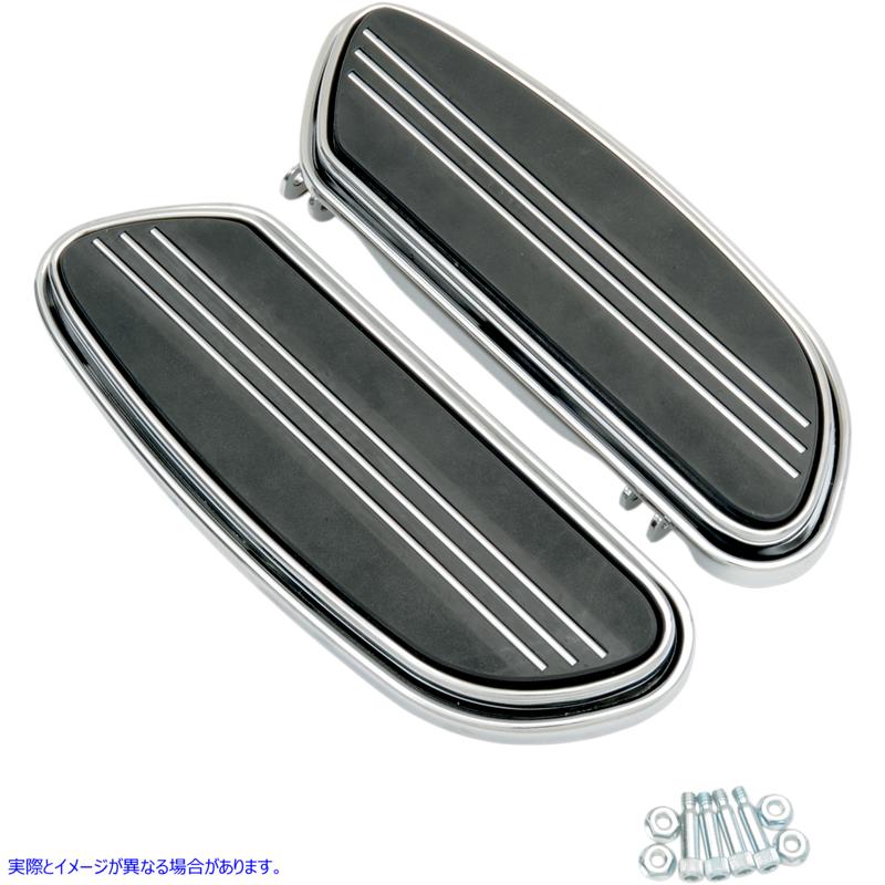 取寄せ スイーパーフロアボード - ドライバー - クローム - FL ドラッグスペシャリティーズ Sweeper Floorboards - Driver - Chrome - FL 1621-0347 16210347