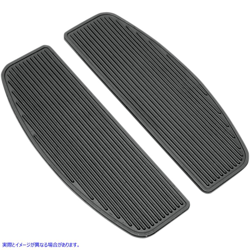 取寄せ フットボードインサート - ブラック ドラッグスペシャリティーズ Footboard Insert - Black 1621-0462 16210462