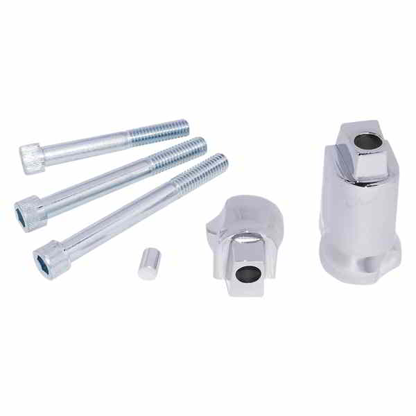 取寄せ 助手席側フロアボードマウント - クローム ドラッグスペシャリティーズ Passenger Floorboard Mount - Chrome 1621-1004 16211004