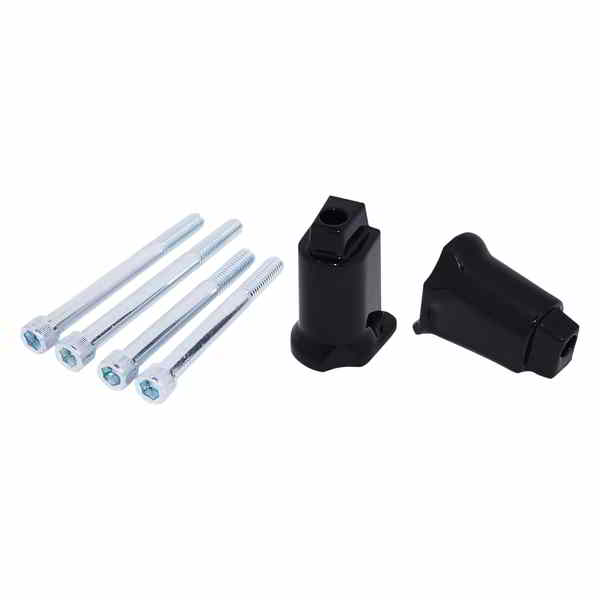 取寄せ 助手席側フロアボードマウント - グロスブラック ドラッグスペシャリティーズ Passenger Floorboard Mount - Gloss Black 1621-1007 16211007