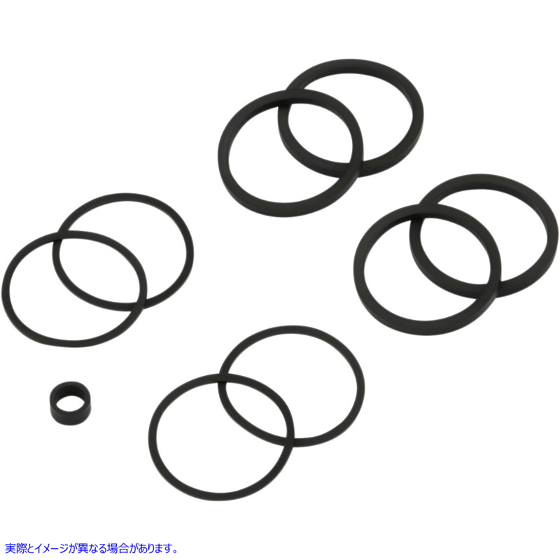 取寄せ キャリパーシールキット ドラッグスペシャリティーズ Front/Rear Caliper Seal Kit - 08-14 Softail 1702-0126 17020126