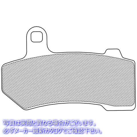 取寄せ オーガニックハーレー/ビューエルブレーキパッド ドラッグスペシャリティーズ Organic Brake Pads - Harley-Davidson 1720-0214 17200214