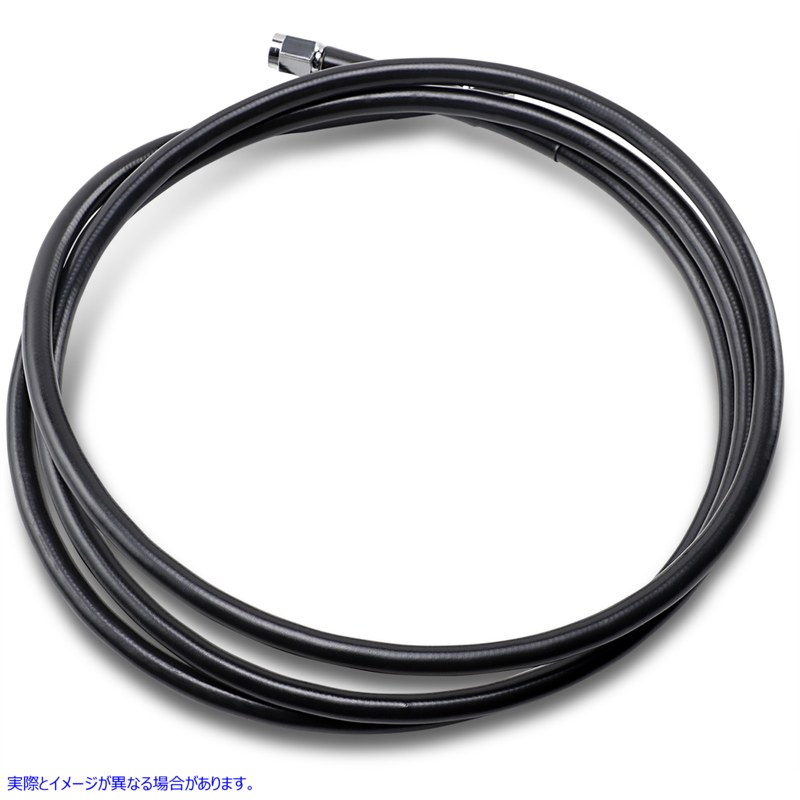 取寄せ ユニバーサルブレーキライン - ブラック - 72インチ ドラッグスペシャリティーズ Universal Brake Line - Black - 72 1741-2743 17412743
