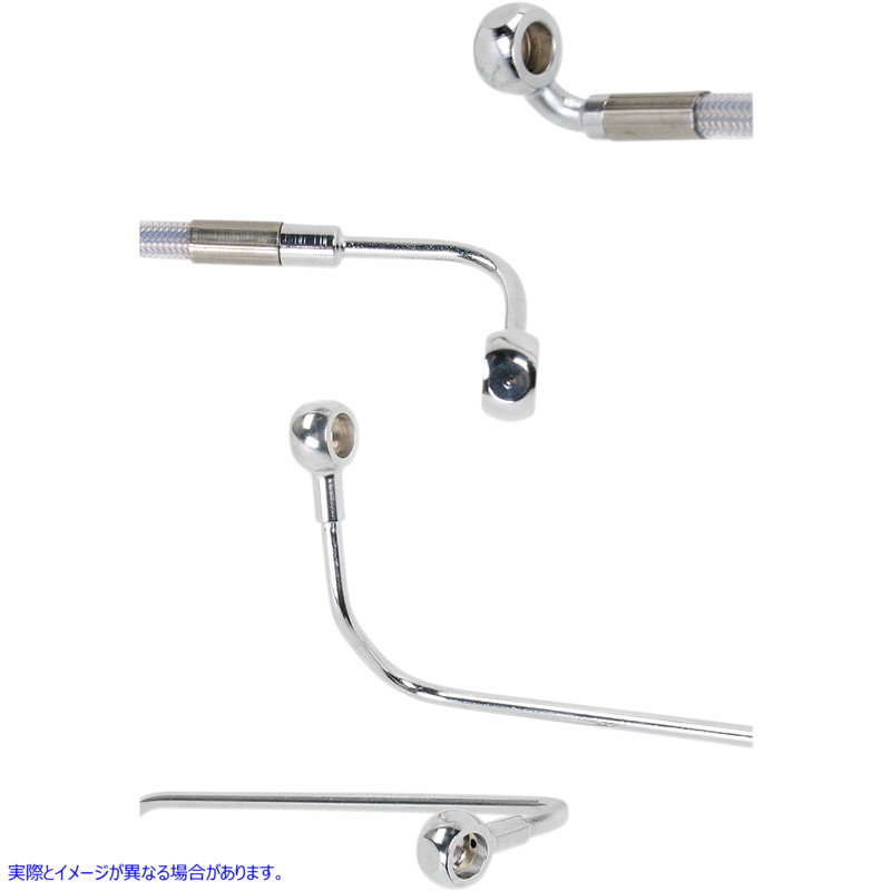 取寄せ ブレーキライン - リア - ステンレススチール ドラッグスペシャリティーズ Brake Line - Rear - Stainless Steel 1741-2941 17412941