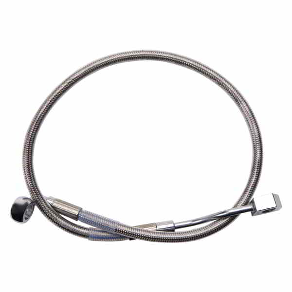 取寄せ ブレーキライン - リア - マスターシリンダーからABSへ - ステンレススチール ドラッグスペシャリティーズ Brake Line - Rear - Master Cylinder to ABS - Stainless Steel 17416344