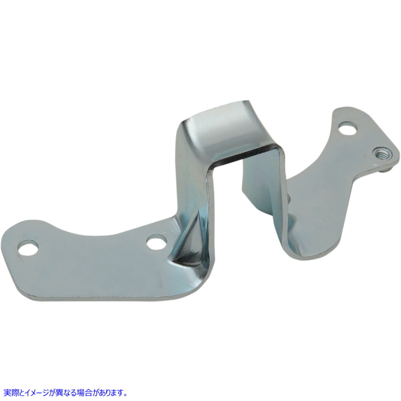 取寄せ リアエキゾーストパイプブラケット ドラッグスペシャリティーズ Rear Exhaust Pipe Bracket - Chrome 1861-1109 18611109