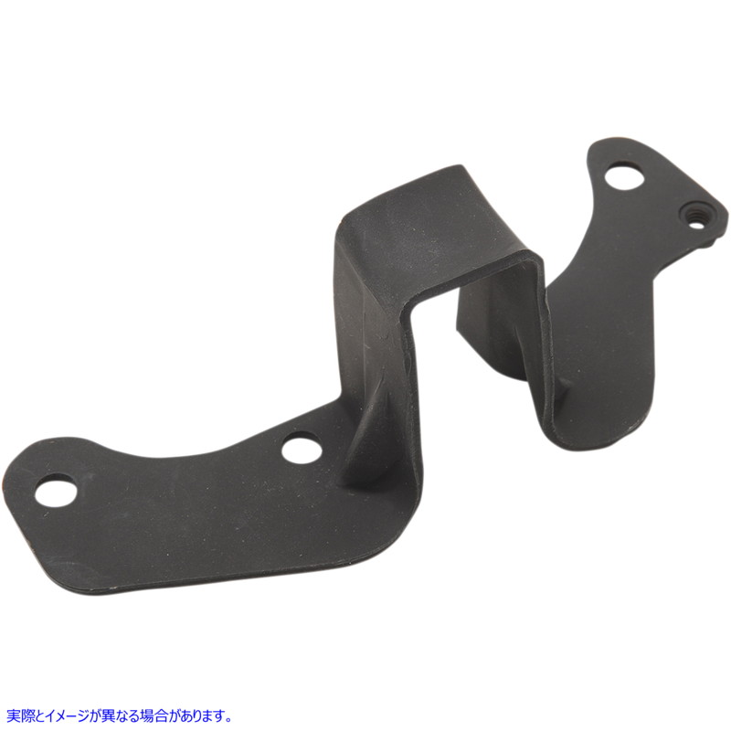 取寄せ リアエキゾーストパイプブラケット ドラッグスペシャリティーズ Rear Exhaust Pipe Bracket - Black 1861-1244 18611244