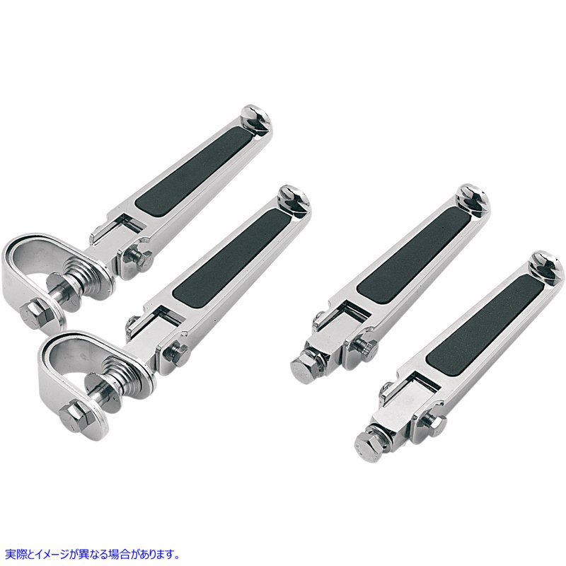 取寄せ ゴム製インレイ付きのフットペグ ドラッグスペシャリティーズ Bolt-On Footpegs - Rubber Inlay 1904-6452 19046452