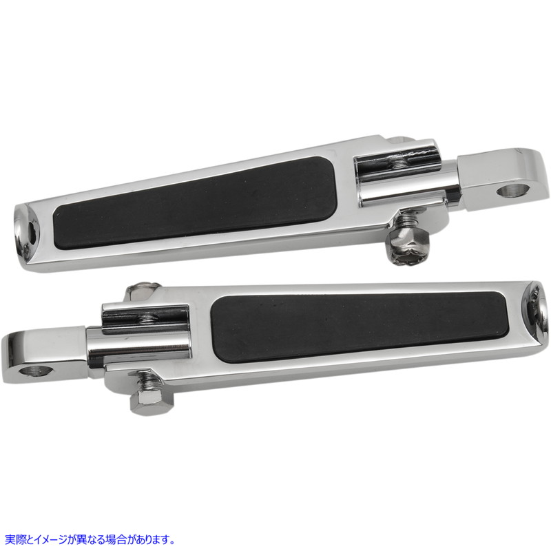 取寄せ ゴム製インレイ付きのフットペグ ドラッグスペシャリティーズ Straight Male Mount Footpegs 1904-6453 19046453