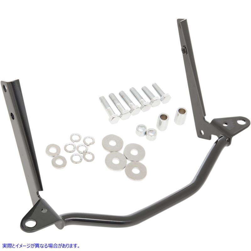 取寄せ スポットライトマウント - ブラック - 00-17 FLST ドラッグスペシャリティーズ Spotlight Mount - Black - '00-'17 FLST 2001-0804 20010804