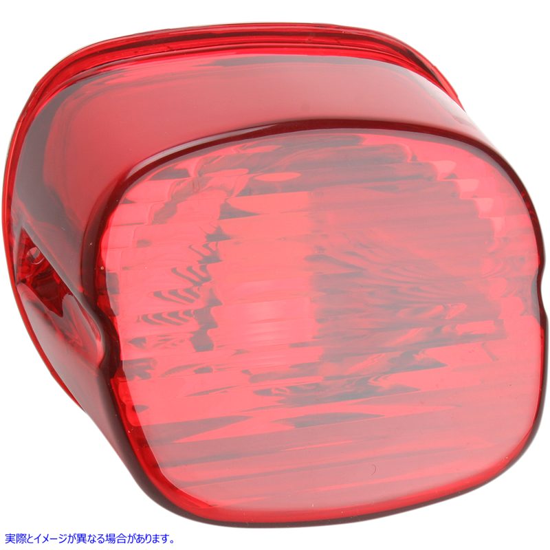 取寄せ タグウィンドウのないレイダウンテールライトレンズ ドラッグスペシャリティーズ Laydown Taillight Lens - Red 2010-0781 20100781