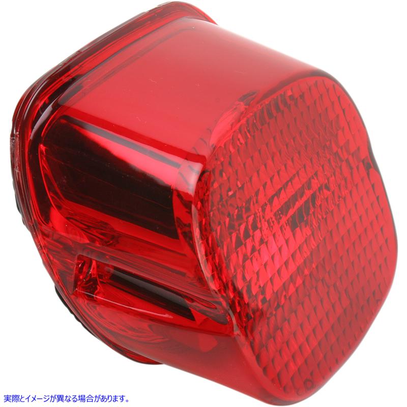 取寄せ ボトムタグレンズを備えたレイダウンテールライトレンズ ドラッグスペシャリティーズ Taillight Lens - Bottom Tag Window - Red 2010-0783 20100783