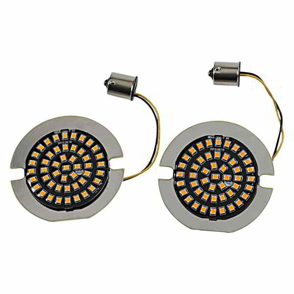 取寄せ フラットスタイルターンシグナルインサート - アンバー ドラッグスペシャリティーズ Flat-Style Turn Signal Insert - Amber 2020-1810 20201810